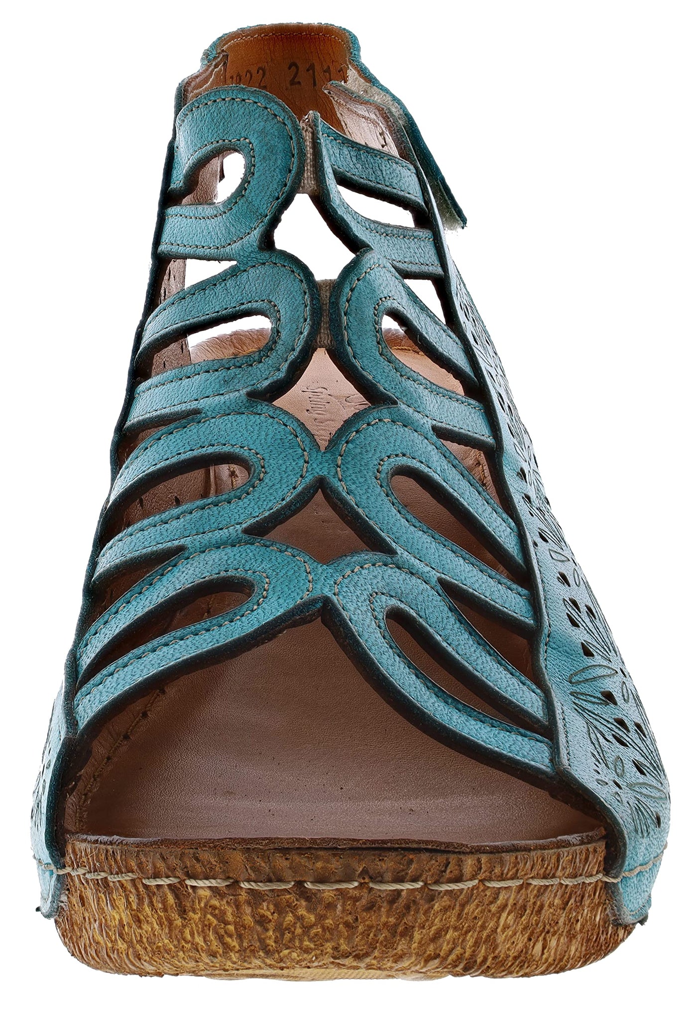Spring Step Women's Inocencia Slingback Sandal Turquoise EU 40 / US 9
