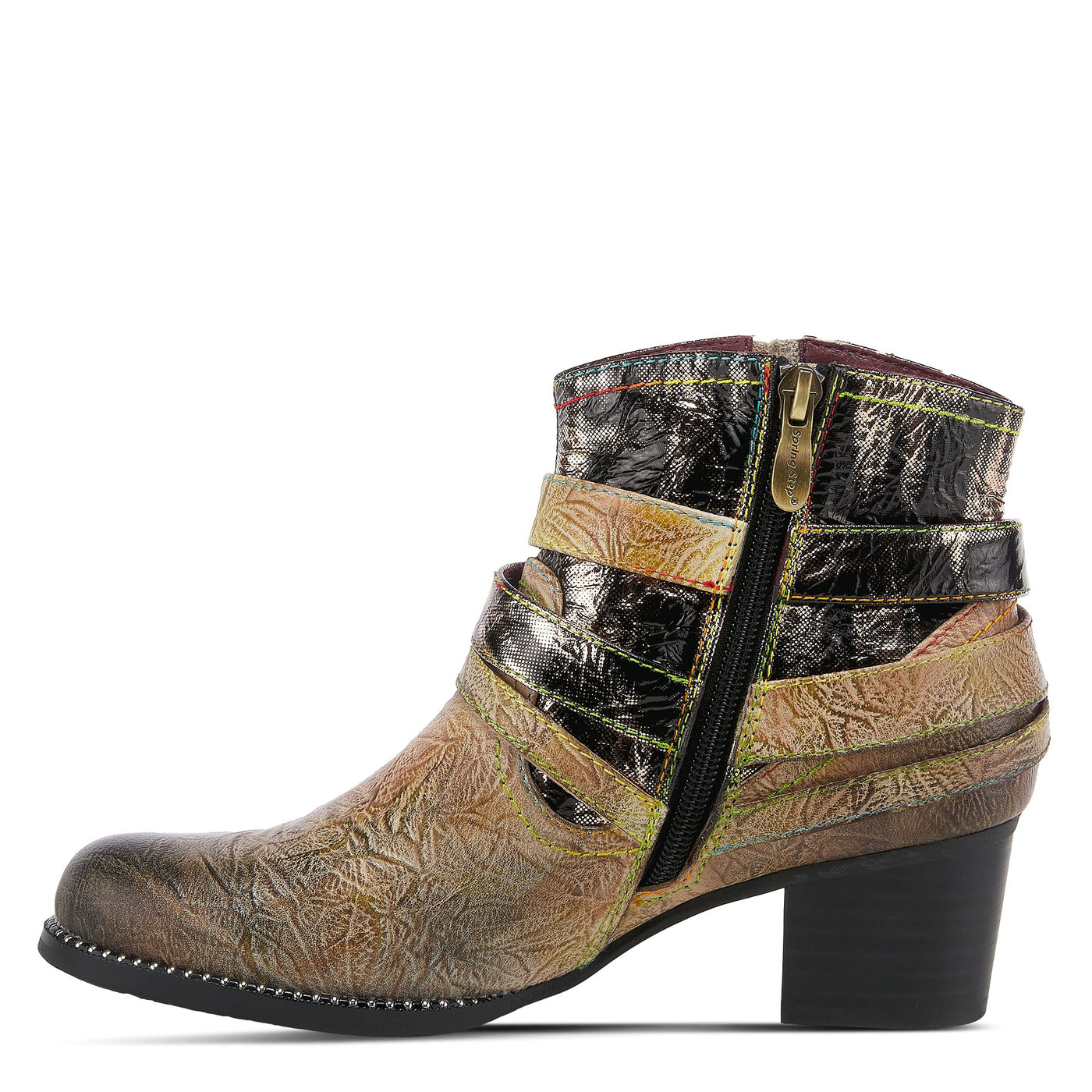 Spring Step L'Artiste Women's Zhamsha-Shine Brown Multi EU 38 / US 7.5-8