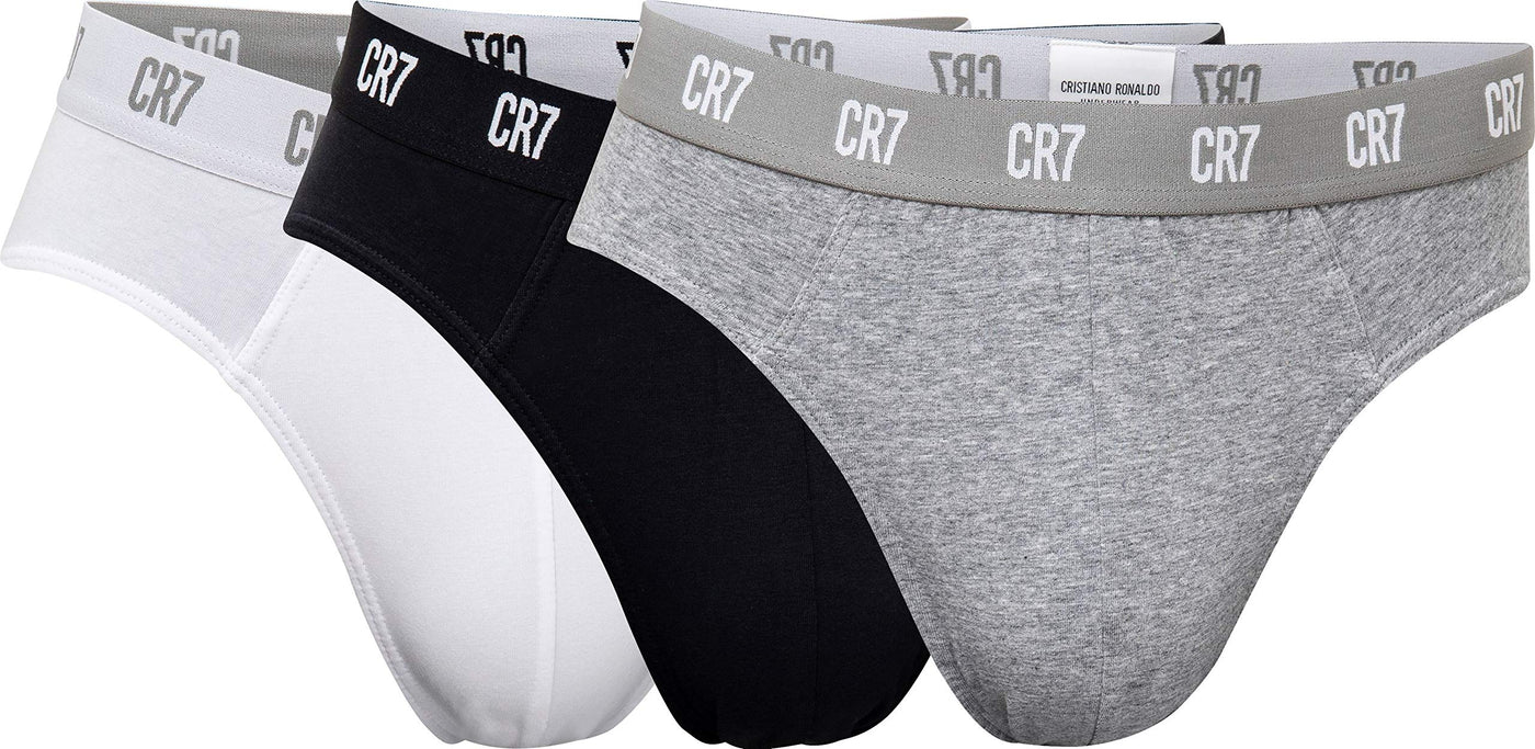CR7 Men's Pack Briefs L Black