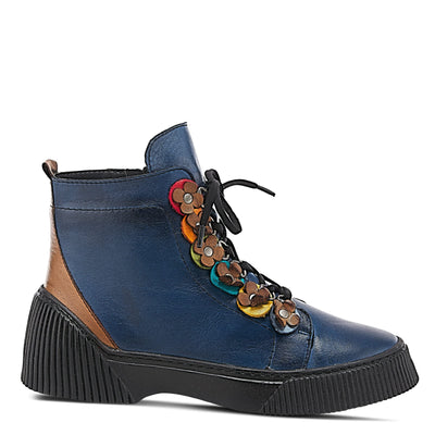 Spring Step Women's Yeba Blue Multi EU 38 / US 7.5-8