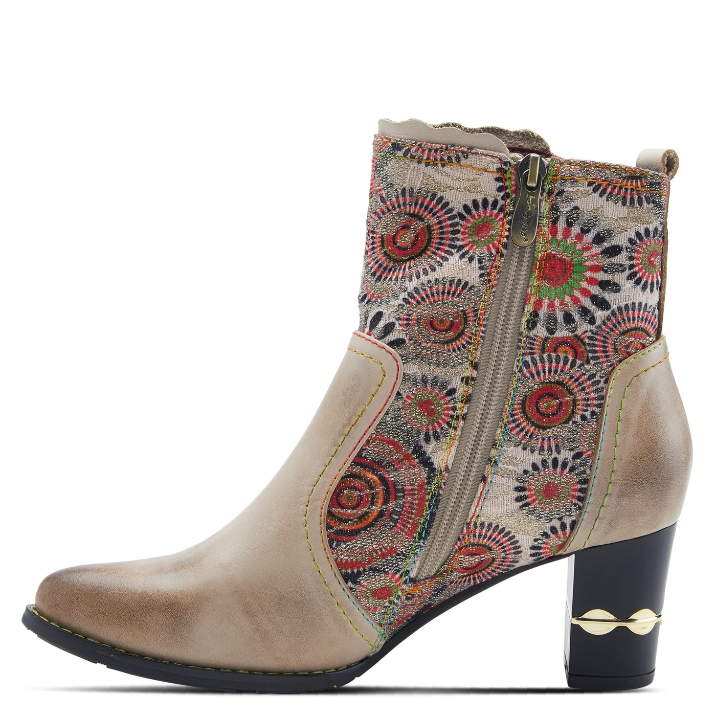Spring Step L'Artiste Women's Femfatale Boots Beige Multi EU 41 / US 9.5-10