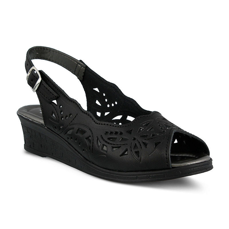 Spring Step Women's Orella Slingback Sandal,Black,42 EU/10.5 - 11 M US