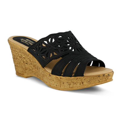 Spring Step Women's Dora Sandal, Black, 5