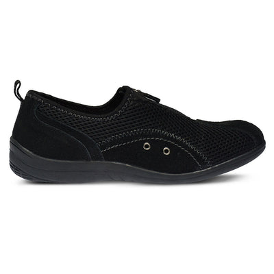 Spring Step Racer Zip Sneaker in Black Suede at Nordstrom, Size 10.5-11Us