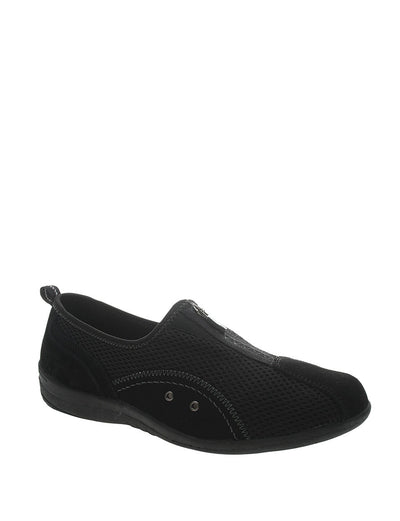 Spring Step Racer Zip Sneaker, Size 5.5-6Us in Black Suede at Nordstrom