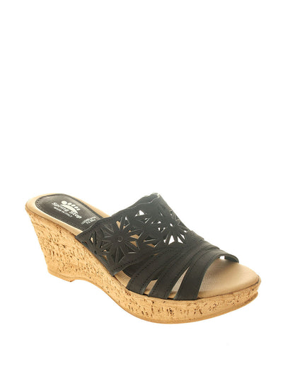 Spring Step Women's Dora Sandal, Black, 5