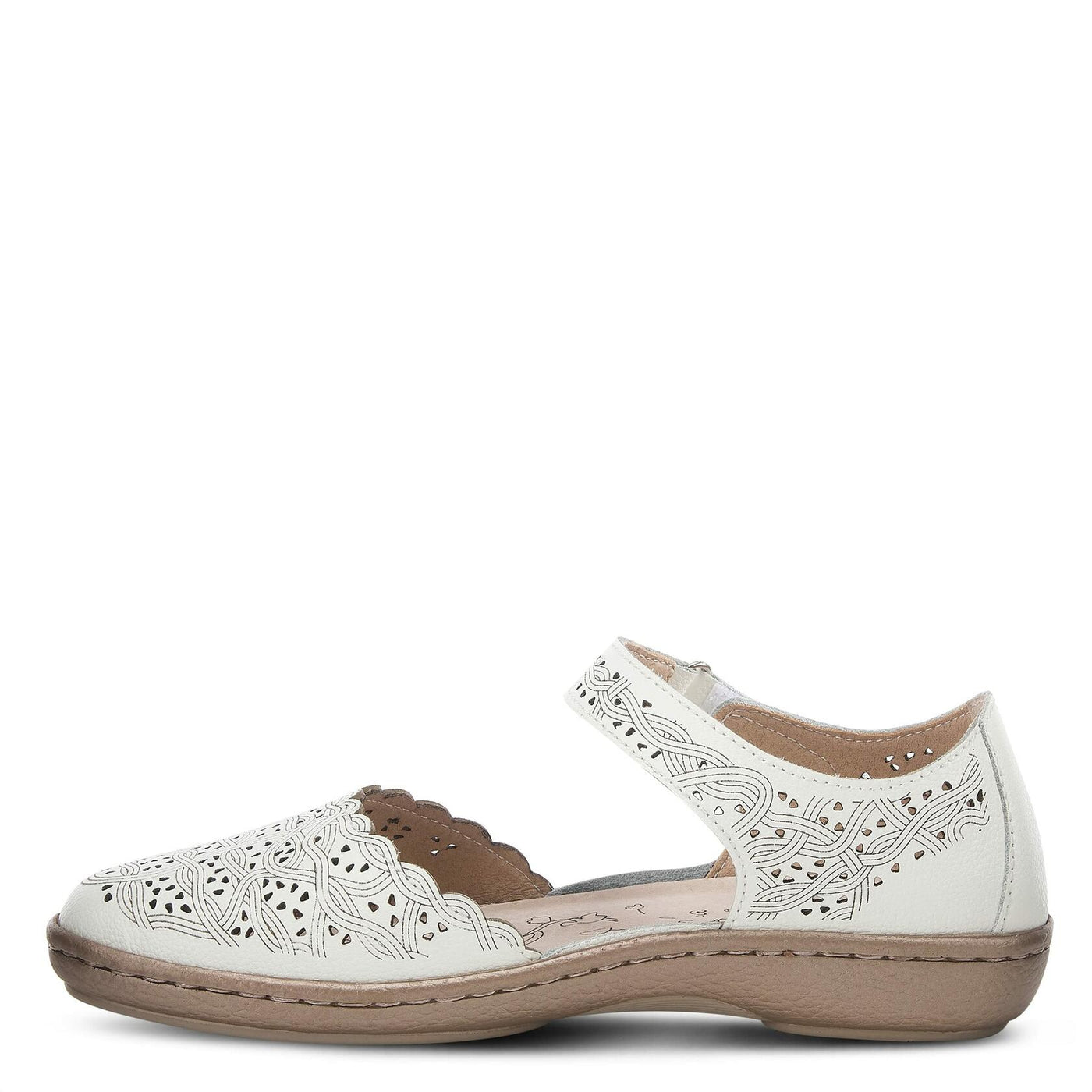 Spring Step Women's Sabriye Wedge White EU 41 / US 9.5-10