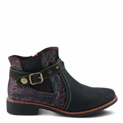 Spring Step L'Artiste Airies Women's Chelsea Boot - Edgy Studs, Ornate Embellishments, Show-Stopping Style Black Metallic EU 39 / US 8.5