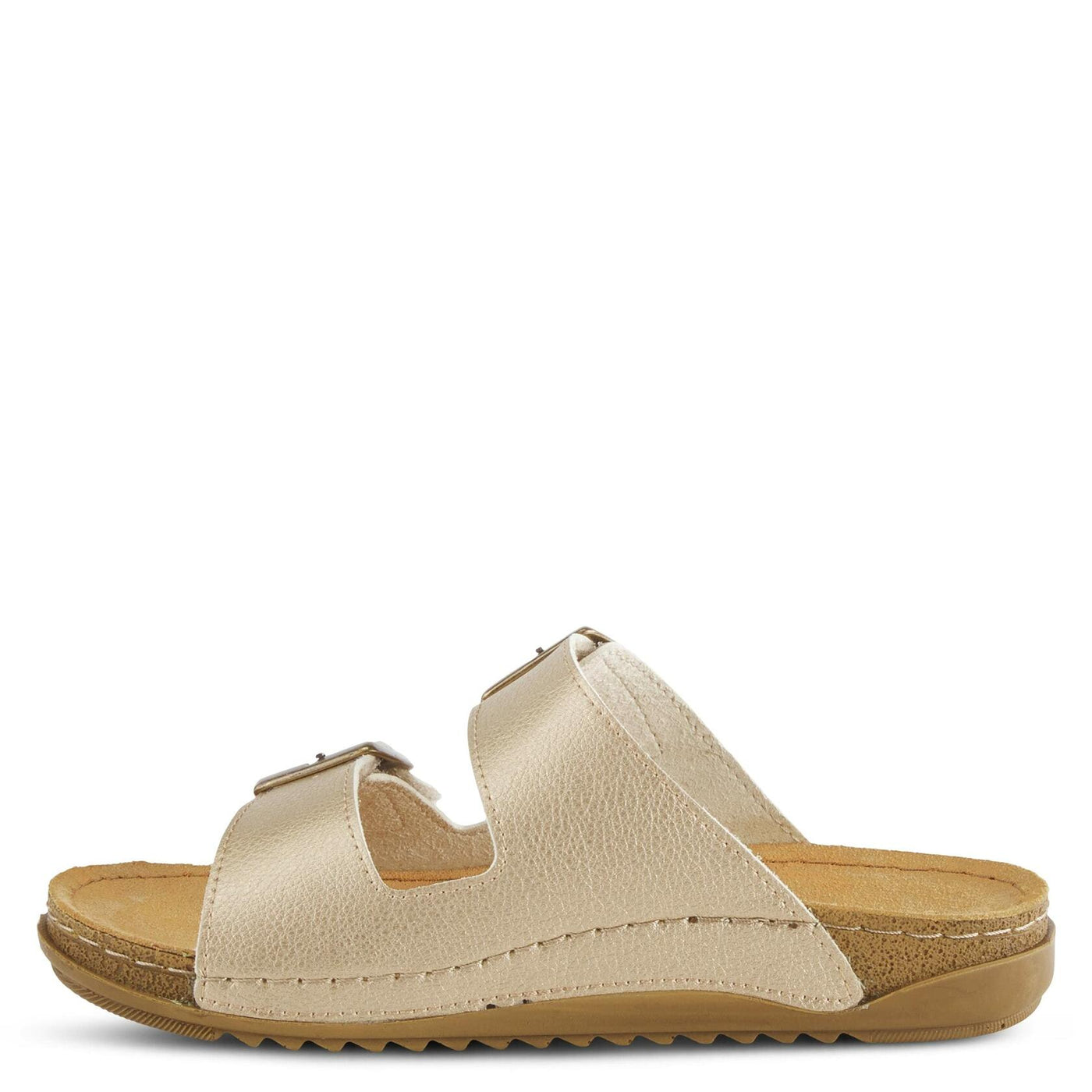 Flexus Women's Abbas Slide Sandal Gold EU 40 / US 9