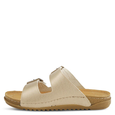 Flexus Women's Abbas Slide Sandal Gold EU 40 / US 9