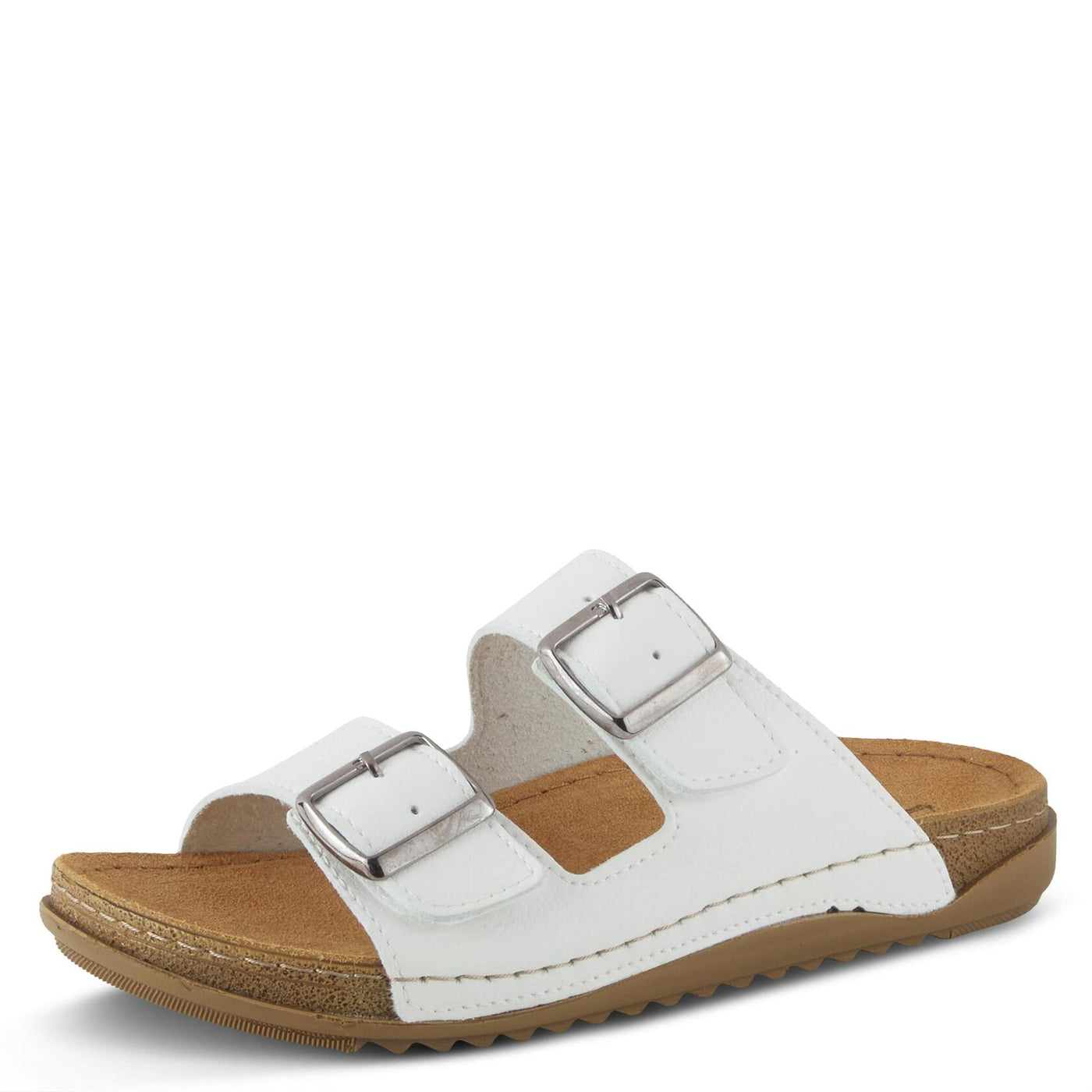 Flexus Women's Abbas Slide Sandal White EU 39 / US 8.5