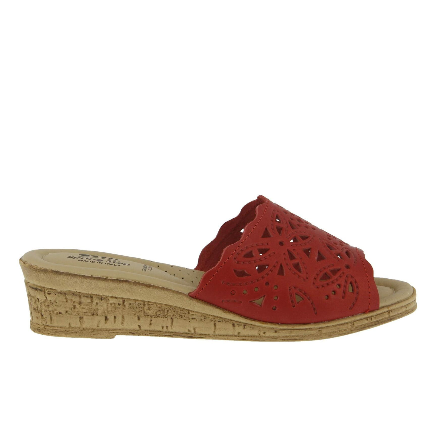 Spring Step Women's Estella Slide Sandal Red EU 37 / US 6.5-7