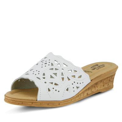 Spring Step Women's Estella Slide Sandal White EU 36 / US 5.5-6