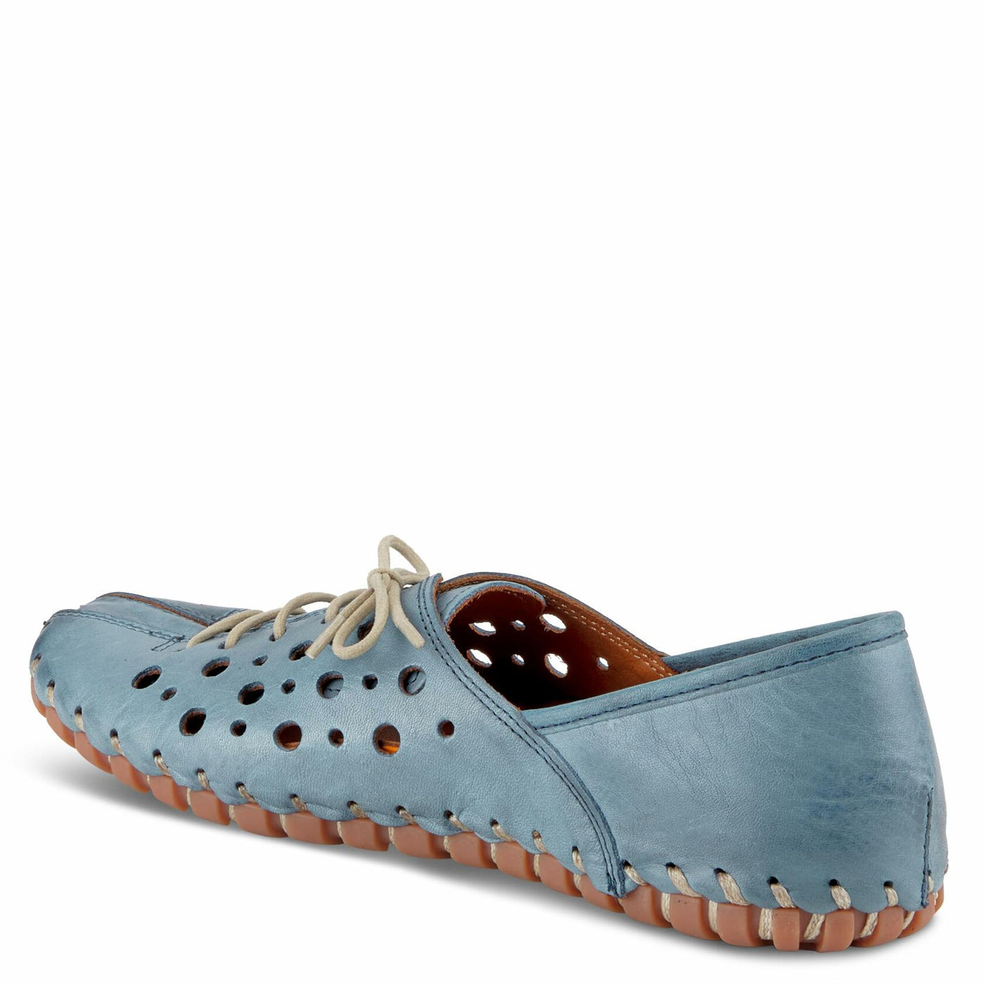 Spring Step Women's Moonwalk Slip-On Shoe Blue EU 41 / US 9.5-10