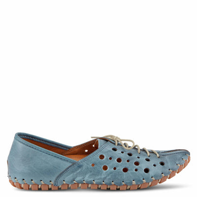 Spring Step Women's Moonwalk Slip-On Shoe Blue EU 41 / US 9.5-10