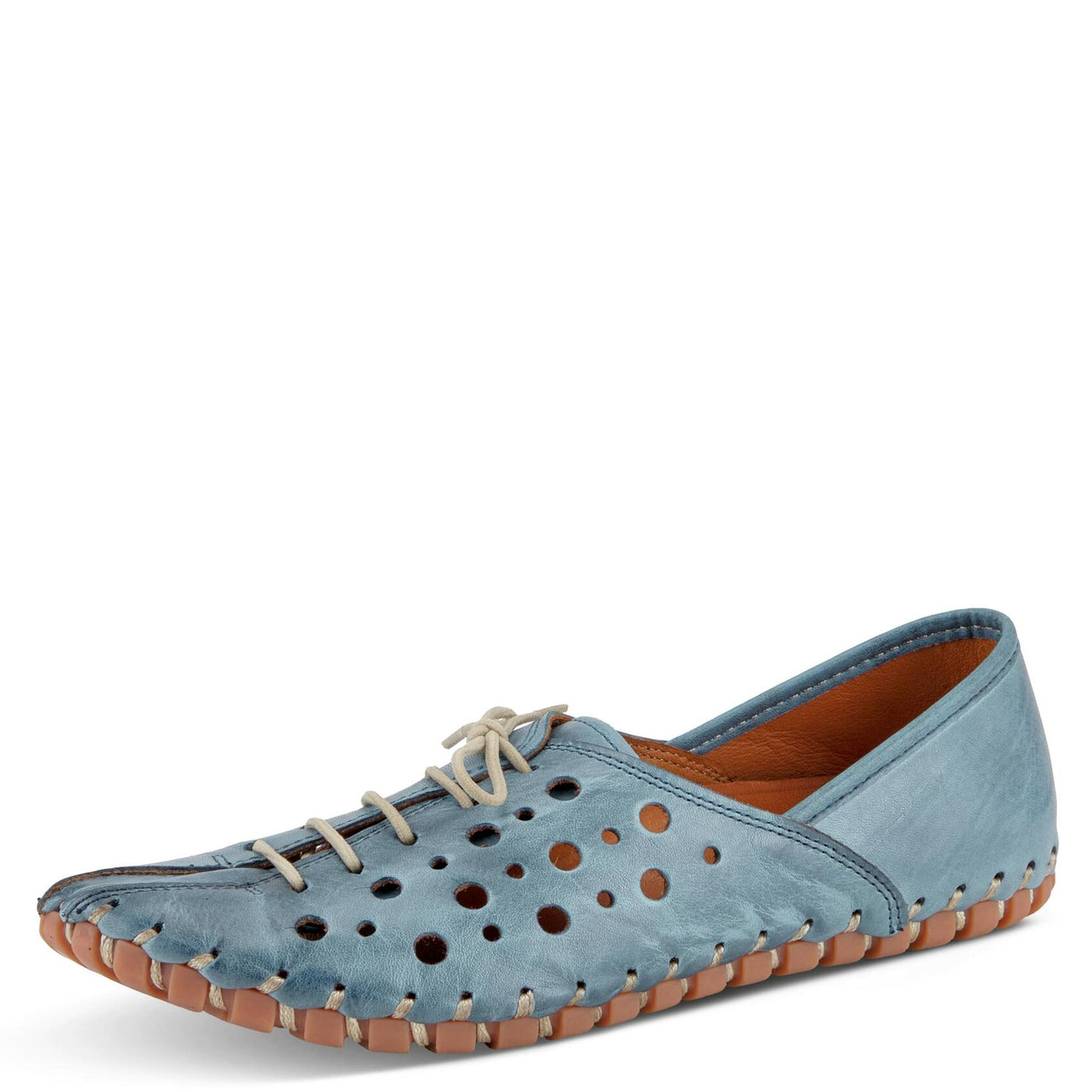 Spring Step Women's Moonwalk Slip-On Shoe Blue EU 41 / US 9.5-10