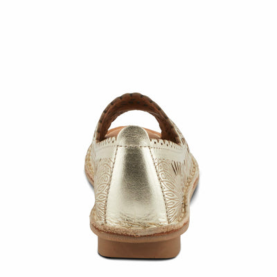 Spring Step Women's Brandal Shoes, Gold, 6.5-7