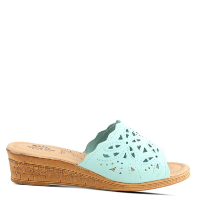 Spring Step Women's Estella Sandal, Mint Green Nubuck, 8.5