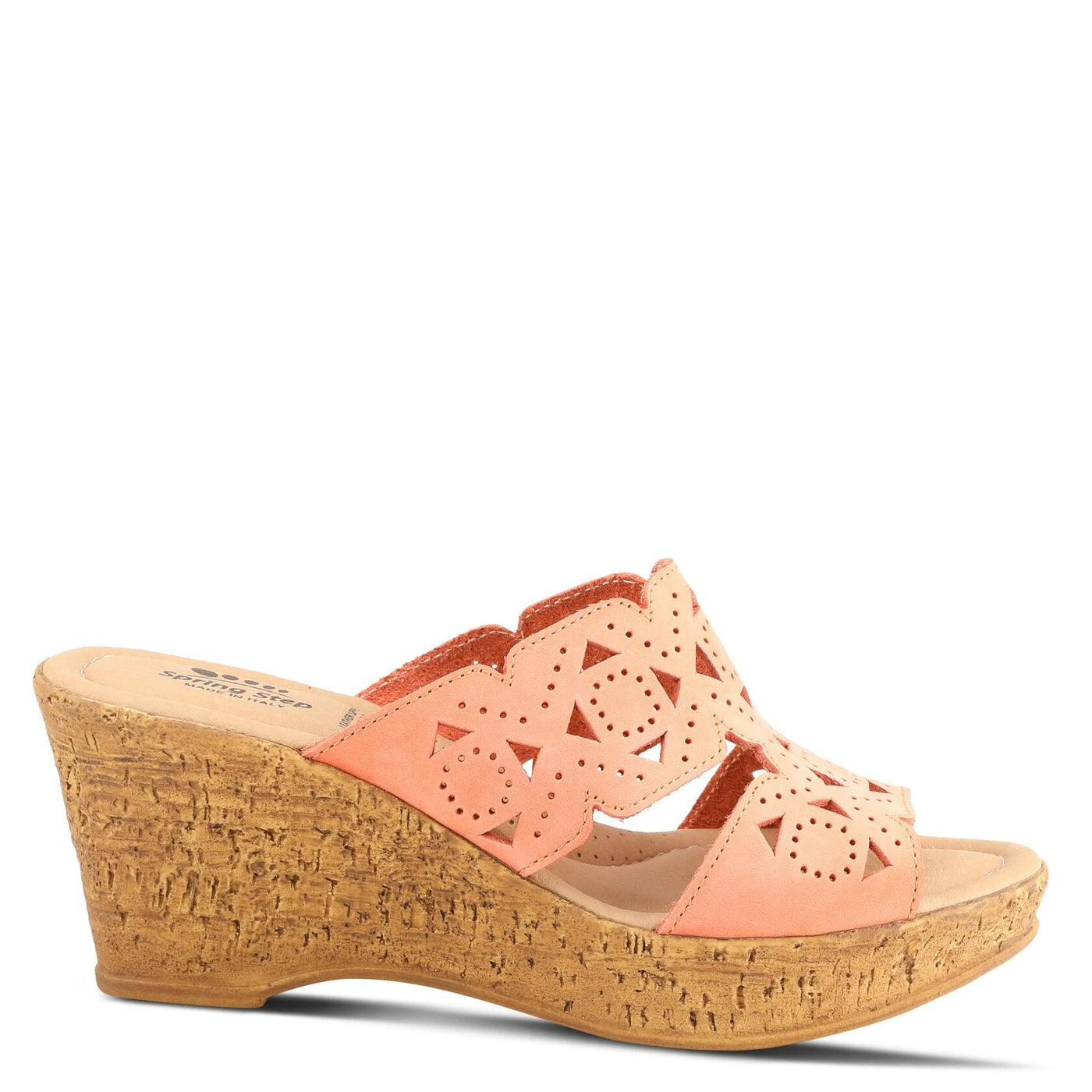 Spring Step Women's Flamyo Sandal, Peach, 10.5-11