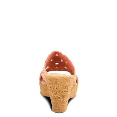 Spring Step Women's Flamyo Sandal, Peach, 7.5-8