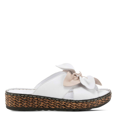 Spring Step Women's Hilary Slide Sandal White EU 41 / US 9.5-10