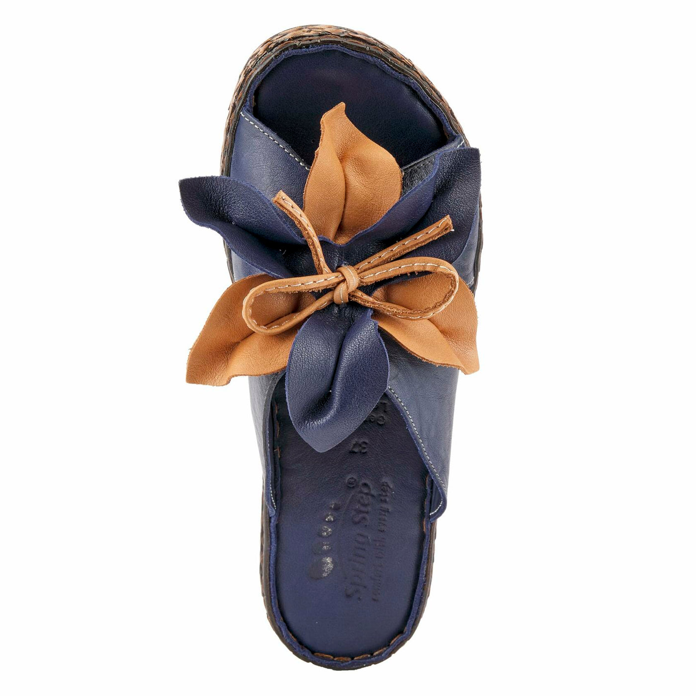 Spring Step Women's Hilary Slide Sandal Navy EU 41 / US 9.5-10