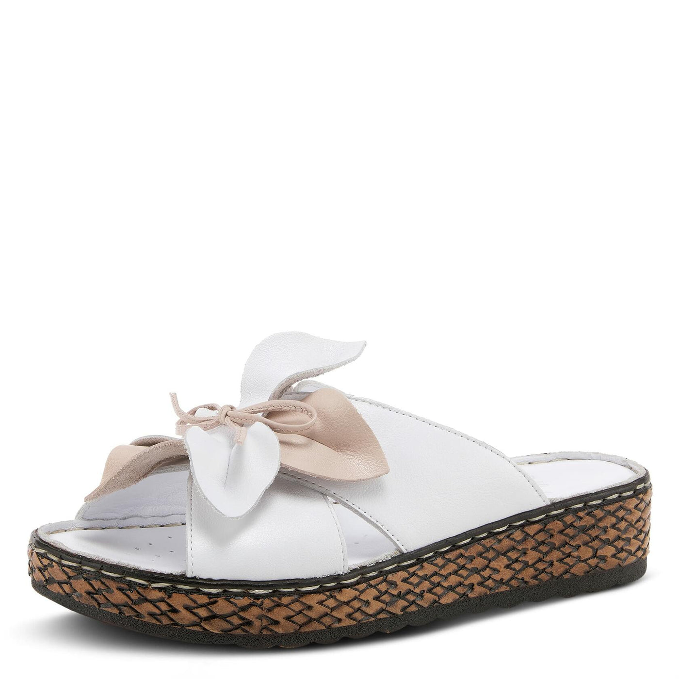 Spring Step Women's Hilary Slide Sandal White EU 41 / US 9.5-10