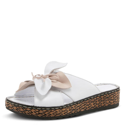 Spring Step Women's Hilary Slide Sandal White EU 41 / US 9.5-10