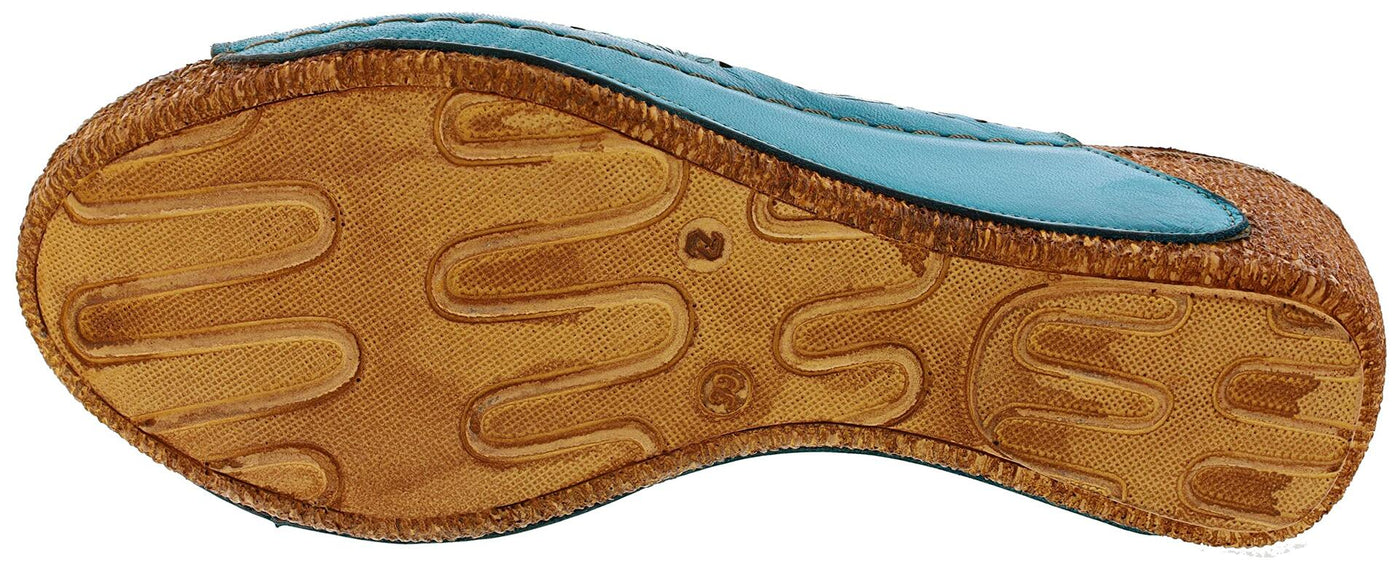 Spring Step Women's Inocencia Slingback Sandal Turquoise EU 36 / US 5.5-6