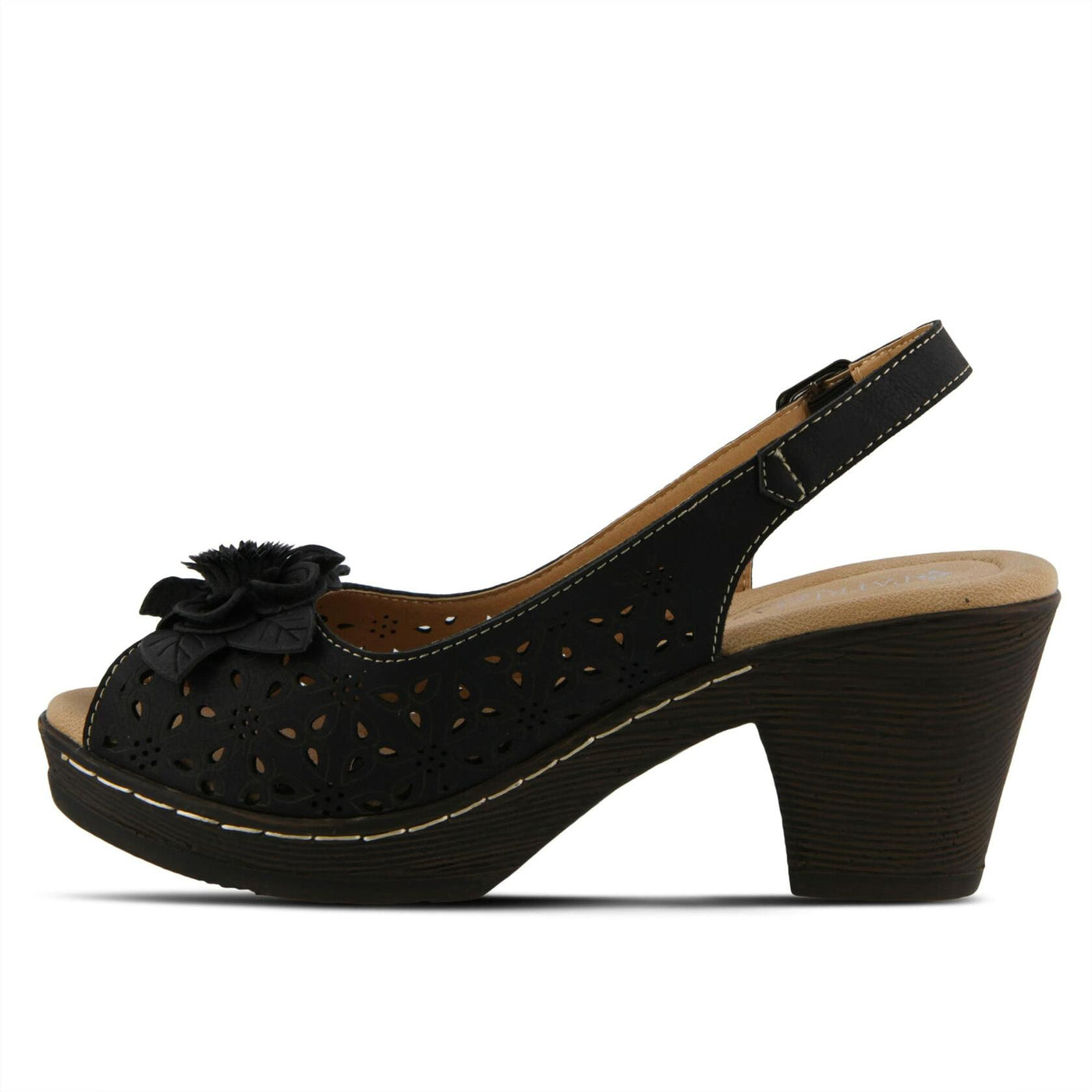 PATRIZIA Women's Doriday Sandals Black EU 38 / US 7.5-8