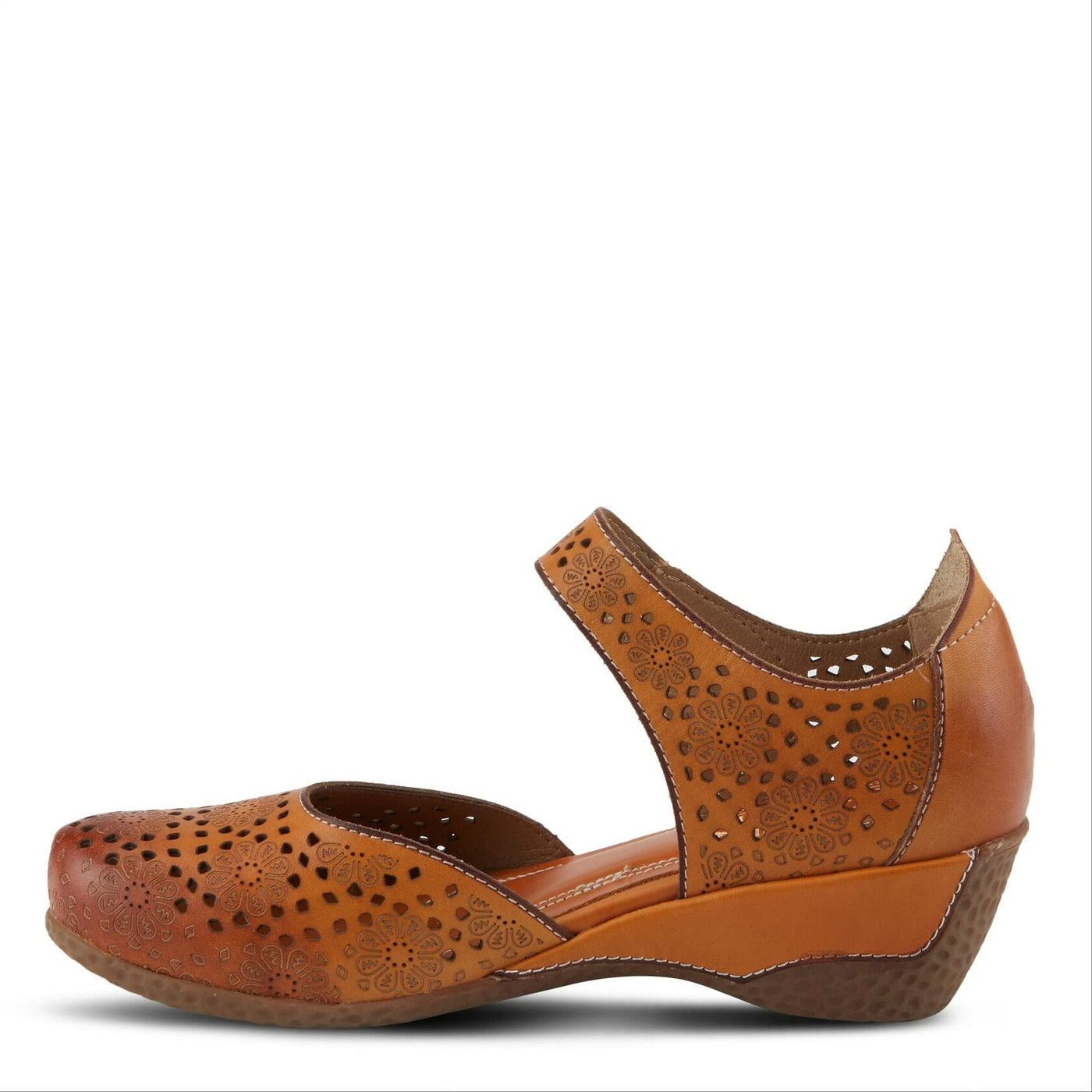 Spring Step L'Artiste Women's Americana Wedge Mary Jane Shoe Camel EU 42 / US 10.5-11