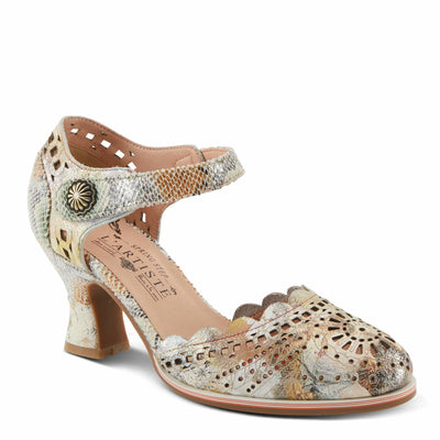 L'Artiste by Spring Step Women's Luxe Pump, Beige Multi, 8.5