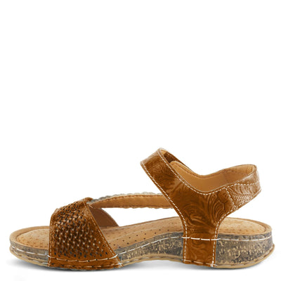 L'Artiste by Spring Step Women's Popular Sandal, Camel Multi, 10.5-11