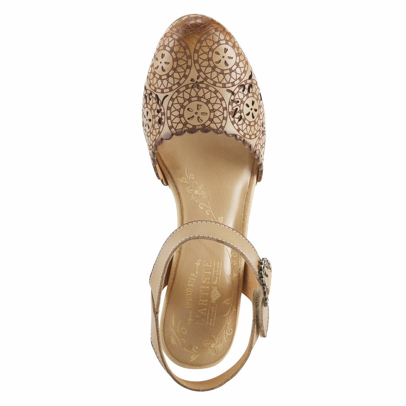 Spring Step L'Artiste Women's Eiloota Sandals Beige EU 39 / US 8.5