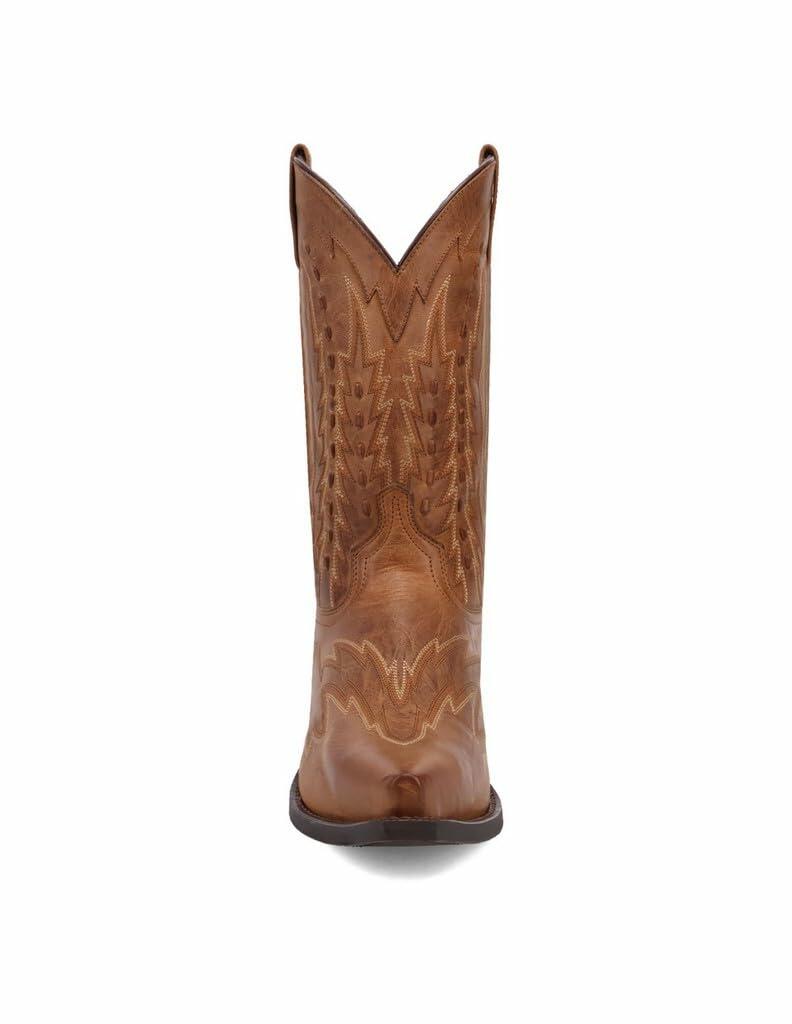 Laredo Men's Silverdale Western Boot, Tan, 7.5