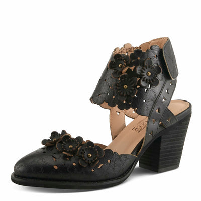 L'Artiste by Spring Step Women's Distinction Pump, Black, 5