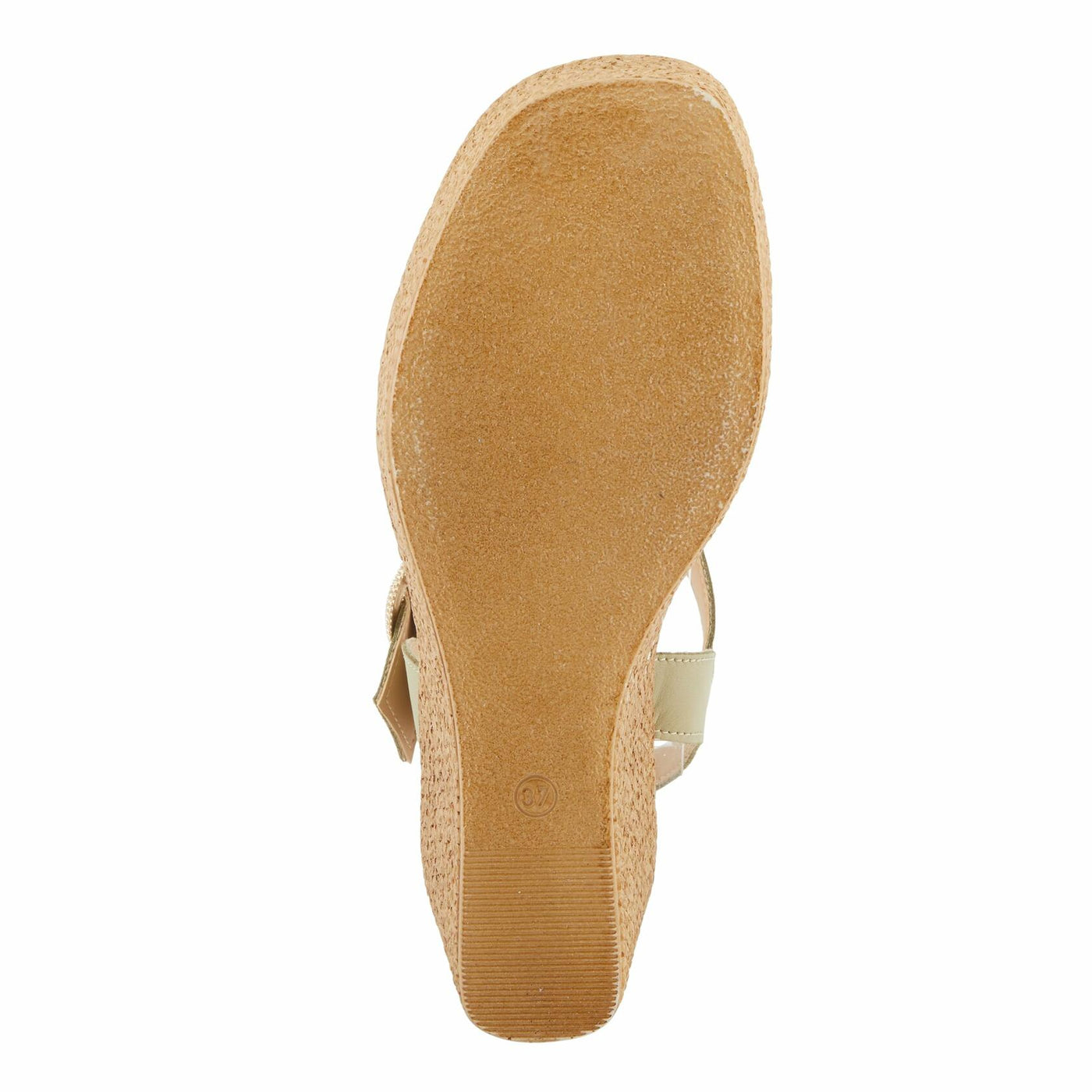 Spring Step ISOLA Women's Wedge Sandals - Secure Buckle Closure, Cushioned Footbed, Luxurious Leather Upper Sage Green EU 38 / US 7.5-8