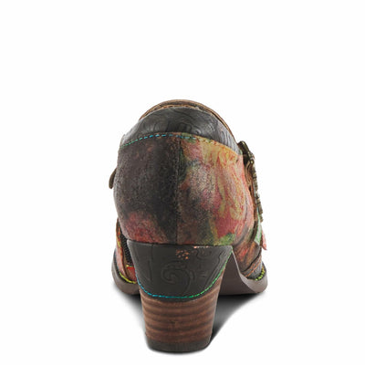 Spring Step L'Artiste Graphic Shoes for Women - Comfortable Womens Booties - Ladies Shoes with Zipper Closure and Microsuede Insole - Black Multi EU 39 / US 8.5