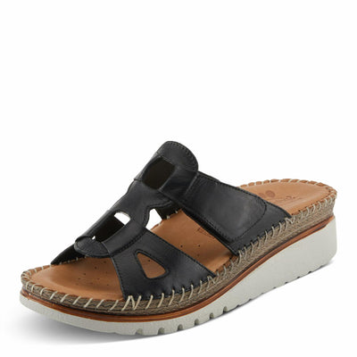 Spring Step Women's Montera Sandal, Black, 7.5-8