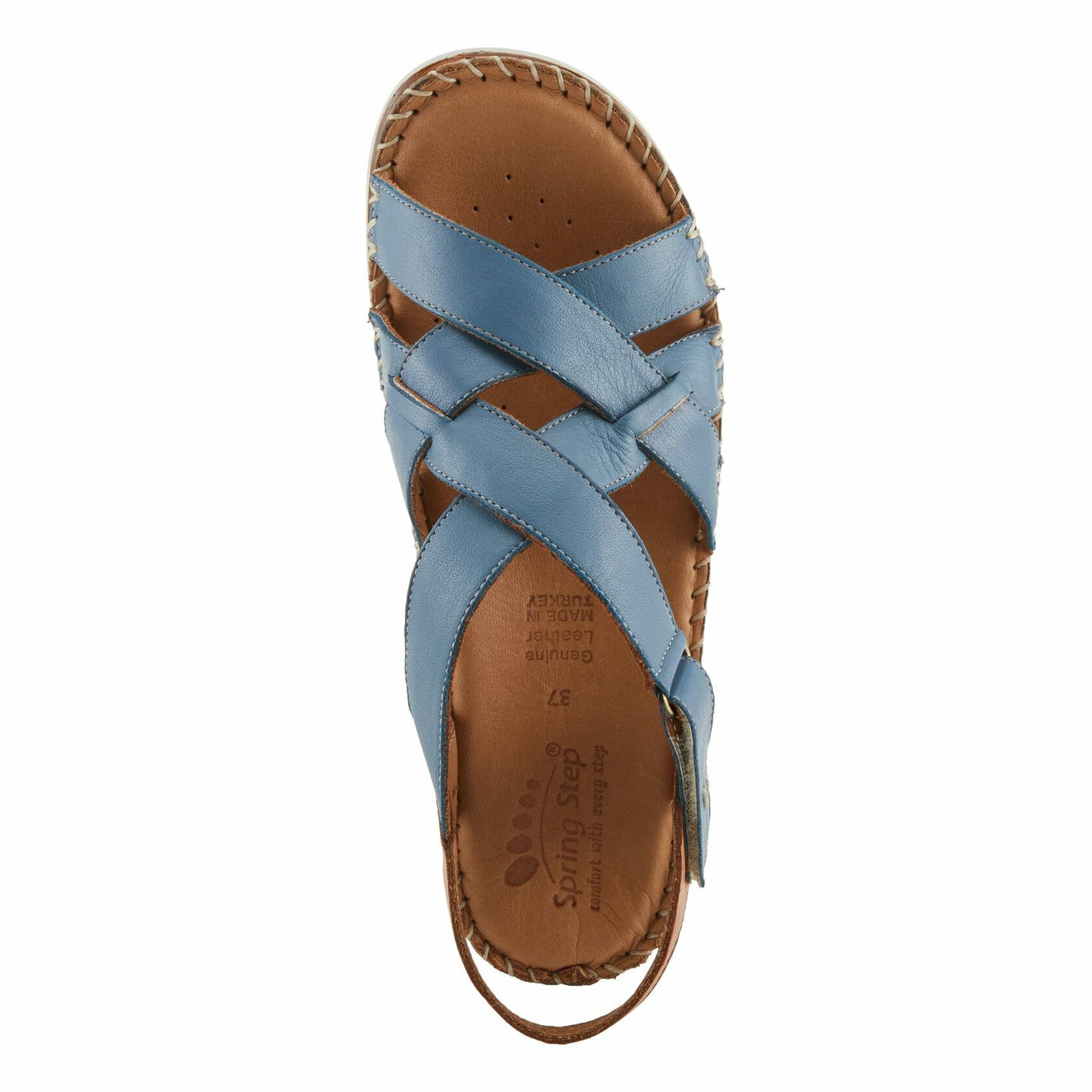 Spring Step Women's Migula Sandal, Blue, 9