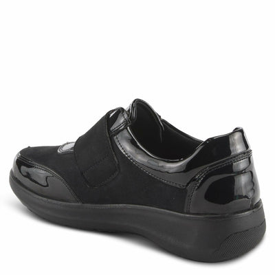 Flexus Women's Leonora Slip-On Shoe Black EU 40 / US 9