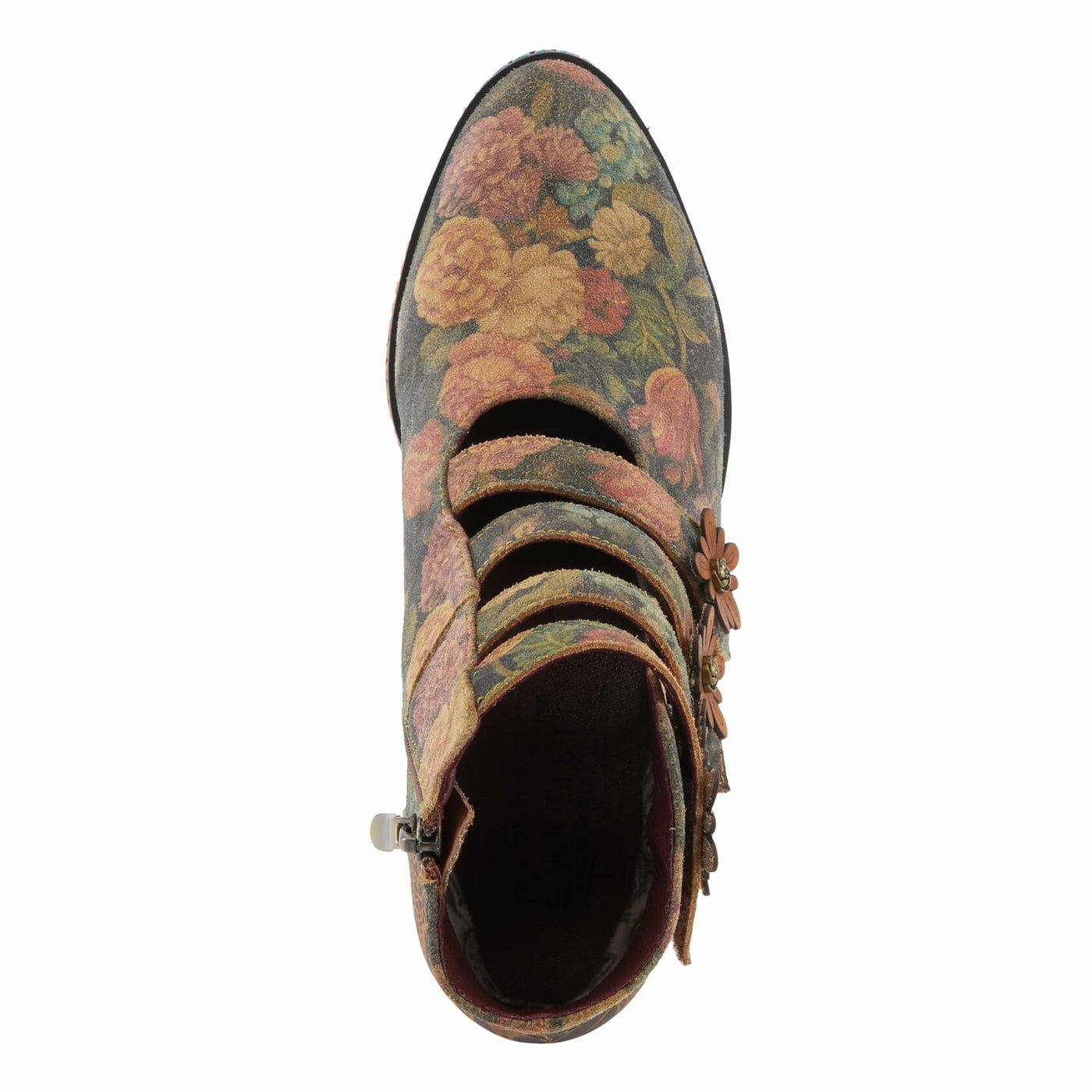 Spring Step L'Artiste Ivyisla Women's Versatile Shootie - Perfect with Leggings, Socks, or Barefoot, Chic & Comfortable Booties Tan Multi EU 37 / US 6.5-7