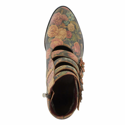 Spring Step L'Artiste Ivyisla Women's Versatile Shootie - Perfect with Leggings, Socks, or Barefoot, Chic & Comfortable Booties Tan Multi EU 37 / US 6.5-7