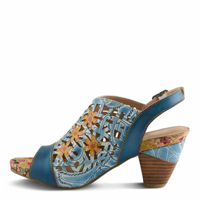 L'Artiste by Spring Step Women's Eclipsing Pump, Blue Multi, 9