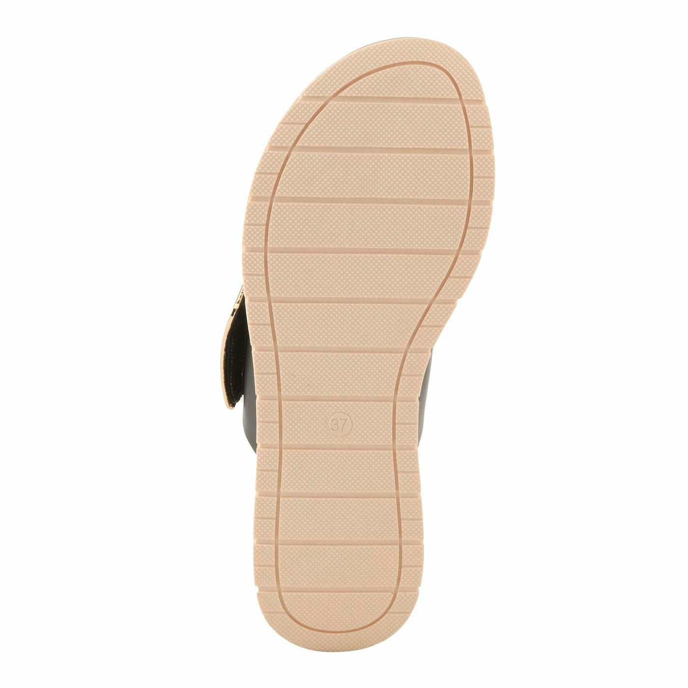 PATRIZIA Women's MALIYAH Hook and Loop Slide Sandals - Adjustable Strap, Cushioned Insole, Stylish Wedge Design BLACK MULTI EU 37 / US 6.5-7
