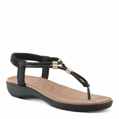 PATRIZIA Women's BIDDLE Slip-On Rhinestone-Embellished Sandals - Microsuede Upper, Cushioned Insole, and Elegant Design