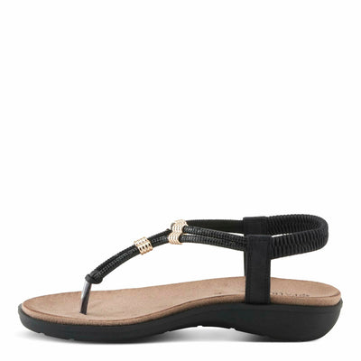 PATRIZIA Women's BIDDLE Slip-On Rhinestone-Embellished Sandals - Microsuede Upper, Cushioned Insole, and Elegant Design