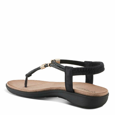 PATRIZIA Women's BIDDLE Slip-On Rhinestone-Embellished Sandals - Microsuede Upper, Cushioned Insole, and Elegant Design