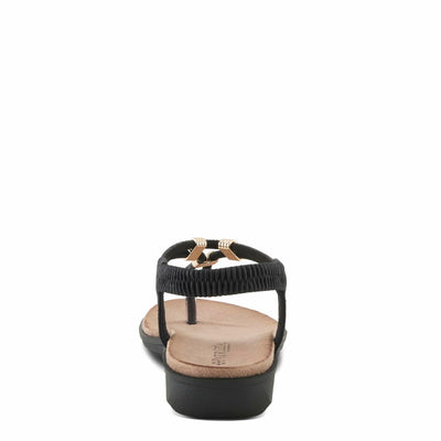 PATRIZIA Women's BIDDLE Slip-On Rhinestone-Embellished Sandals - Microsuede Upper, Cushioned Insole, and Elegant Design