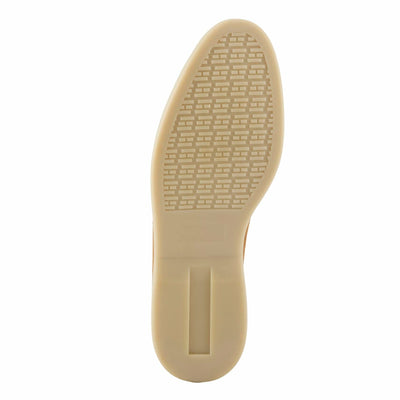 PATRIZIA Women's ISMENE Slip-On Suede Loafers - Almond Toe, Decorative Tassel, Luxurious Comfort TAN EU 37 / US 6.5-7